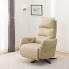 電動リクライニングパーソナルチェア 本革(一部合成皮革)タイプ (LE01-2 2モーター BE) 17枚目画像