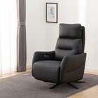 電動リクライニングパーソナルチェア + テーブルセット 本革(一部合成皮革)タイプ (LE01-2 2モーター BK) 16枚目画像