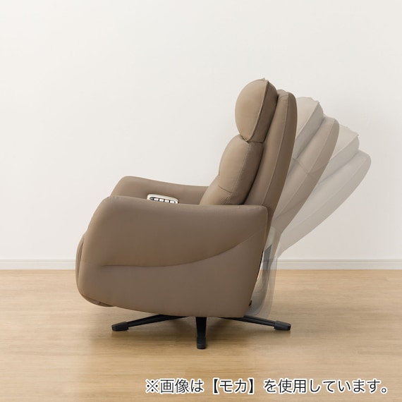 電動リクライニングパーソナルチェア + テーブルセット 本革(一部合成皮革)タイプ (LE01-2 4モーター DBR) 23枚目画像