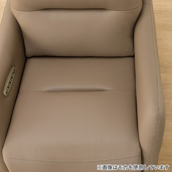 電動リクライニングパーソナルチェア + テーブルセット 本革(一部合成皮革)タイプ (LE01-2 4モーター DBR) 31枚目画像