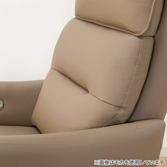 電動リクライニングパーソナルチェア + テーブルセット 本革(一部合成皮革)タイプ (LE01-2 4モーター DBR) 33枚目画像