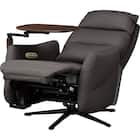 電動リクライニングパーソナルチェア + テーブルセット 本革(一部合成皮革)タイプ (LE01-2 4モーター DBR) 39枚目画像