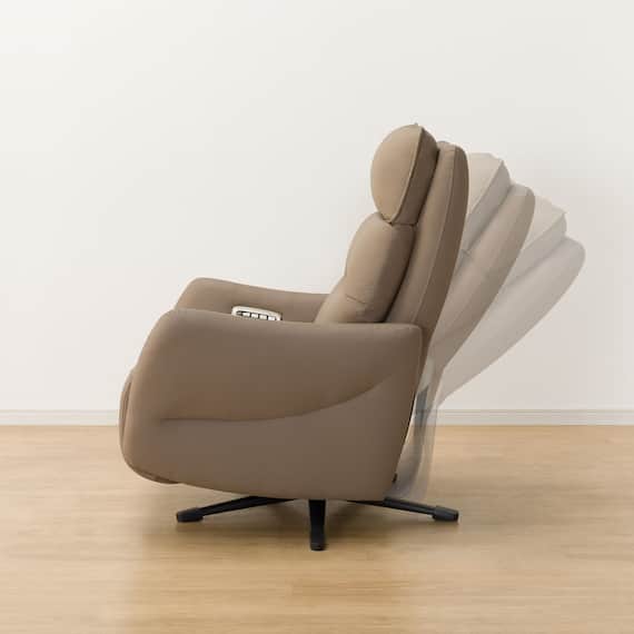 電動リクライニングパーソナルチェア + テーブルセット 本革(一部合成皮革)タイプ (LE01-2 4モーター MO) 23枚目画像