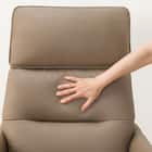 電動リクライニングパーソナルチェア + テーブルセット 本革(一部合成皮革)タイプ (LE01-2 4モーター MO) 26枚目画像