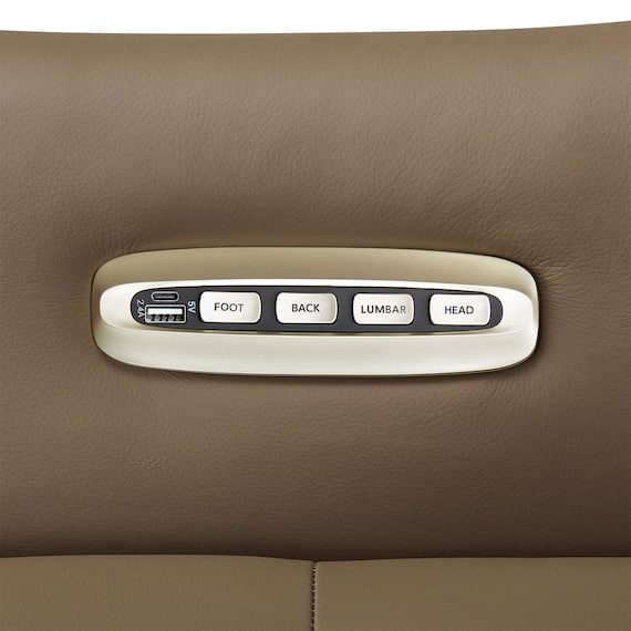 電動リクライニングパーソナルチェア + テーブルセット 本革(一部合成皮革)タイプ (LE01-2 4モーター MO) 30枚目画像