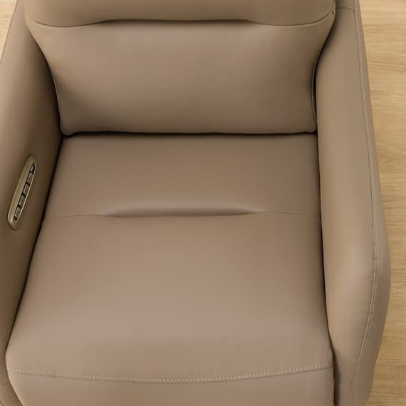電動リクライニングパーソナルチェア + テーブルセット 本革(一部合成皮革)タイプ (LE01-2 4モーター MO) 31枚目画像