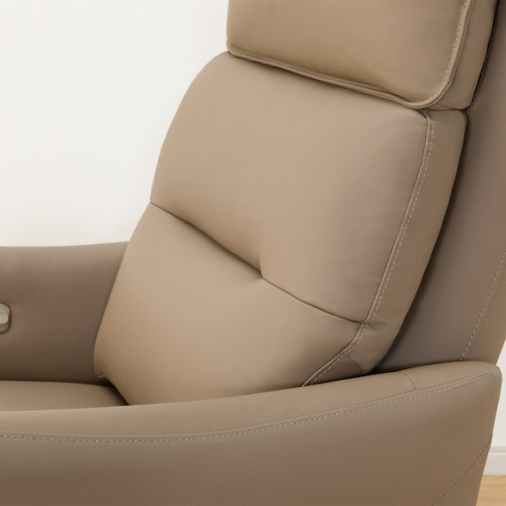 電動リクライニングパーソナルチェア + テーブルセット 本革(一部合成皮革)タイプ (LE01-2 4モーター MO) 35枚目画像