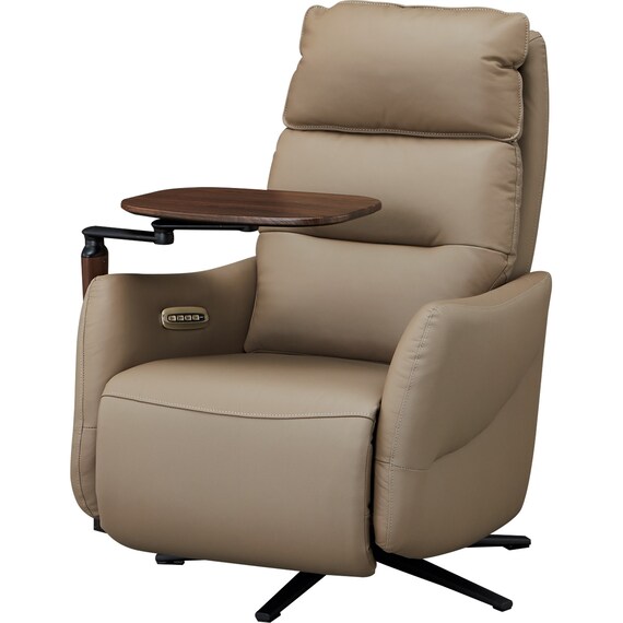 電動リクライニングパーソナルチェア + テーブルセット 本革(一部合成皮革)タイプ (LE01-2 4モーター MO) 37枚目画像