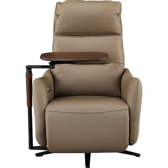 電動リクライニングパーソナルチェア + テーブルセット 本革(一部合成皮革)タイプ (LE01-2 4モーター MO) 40枚目画像