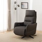 電動リクライニングパーソナルチェア 本革(一部合成皮革)タイプ (LE01-2 2モーター ヒーター&送風 DBR) 12枚目画像