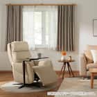 電動リクライニングパーソナルチェア 本革(一部合成皮革)タイプ (LE01-2 2モーター ヒーター&送風 BE) 9枚目画像