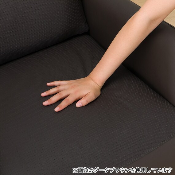 電動リクライニングパーソナルチェア 本革(一部合成皮革)タイプ (LE01-2 2モーター ヒーター&送風 BE) 20枚目画像