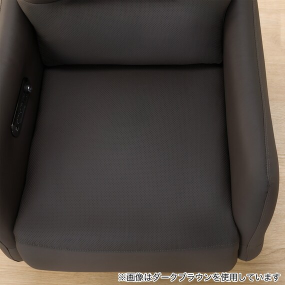 電動リクライニングパーソナルチェア 本革(一部合成皮革)タイプ (LE01-2 2モーター ヒーター&送風 BE) 24枚目画像