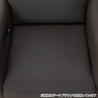 電動リクライニングパーソナルチェア 本革(一部合成皮革)タイプ (LE01-2 2モーター ヒーター&送風 BE) 25枚目画像