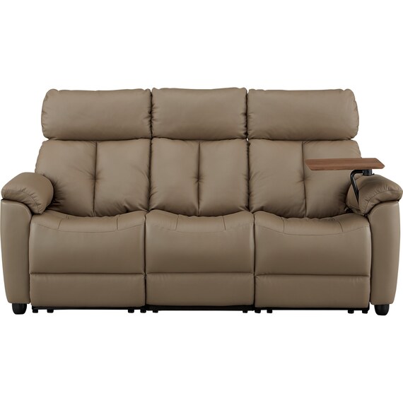 3人掛けテーブル付き電動リクライニングソファ 本革(一部合成皮革)タイプ (LE08ｰ2 MO) 6枚目画像