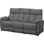 テーブル付き電動リクライニングソファ 布張りタイプ (LE08ー2)