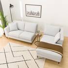 傷・汚れに強い カウチソファ 布張りタイプ (Nポケット BS15 Nシールド 左カウチ LGY) 3枚目画像