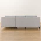 傷・汚れに強い カウチソファ 布張りタイプ (Nポケット BS15 Nシールド 左カウチ LGY) 9枚目画像