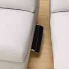 傷・汚れに強い カウチソファ 布張りタイプ (Nポケット BS15 Nシールド 左カウチ LGY) 14枚目画像