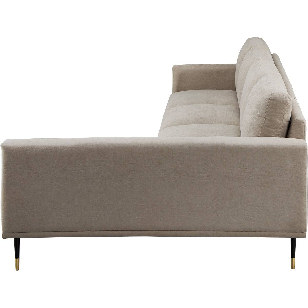 4人掛けL型ソファ 布張りタイプ (SG02 左カウチ MO) | ニトリネット