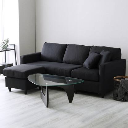 カウチソファ (HT 3P BK)通販 | ニトリネット【公式】 家具  