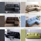 カウチソファ 布張りタイプ (HT 3P CGY) 2枚目画像