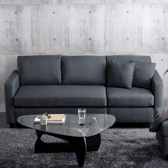 カウチソファ 布張りタイプ (HT 3P CGY) 13枚目画像