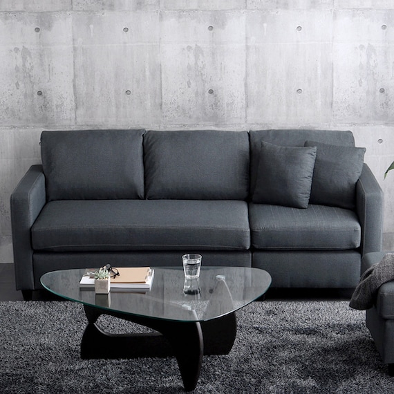 カウチソファ 布張りタイプ (HT 3P CGY) 13枚目画像