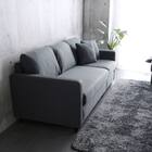 カウチソファ 布張りタイプ (HT 3P CGY) 16枚目画像