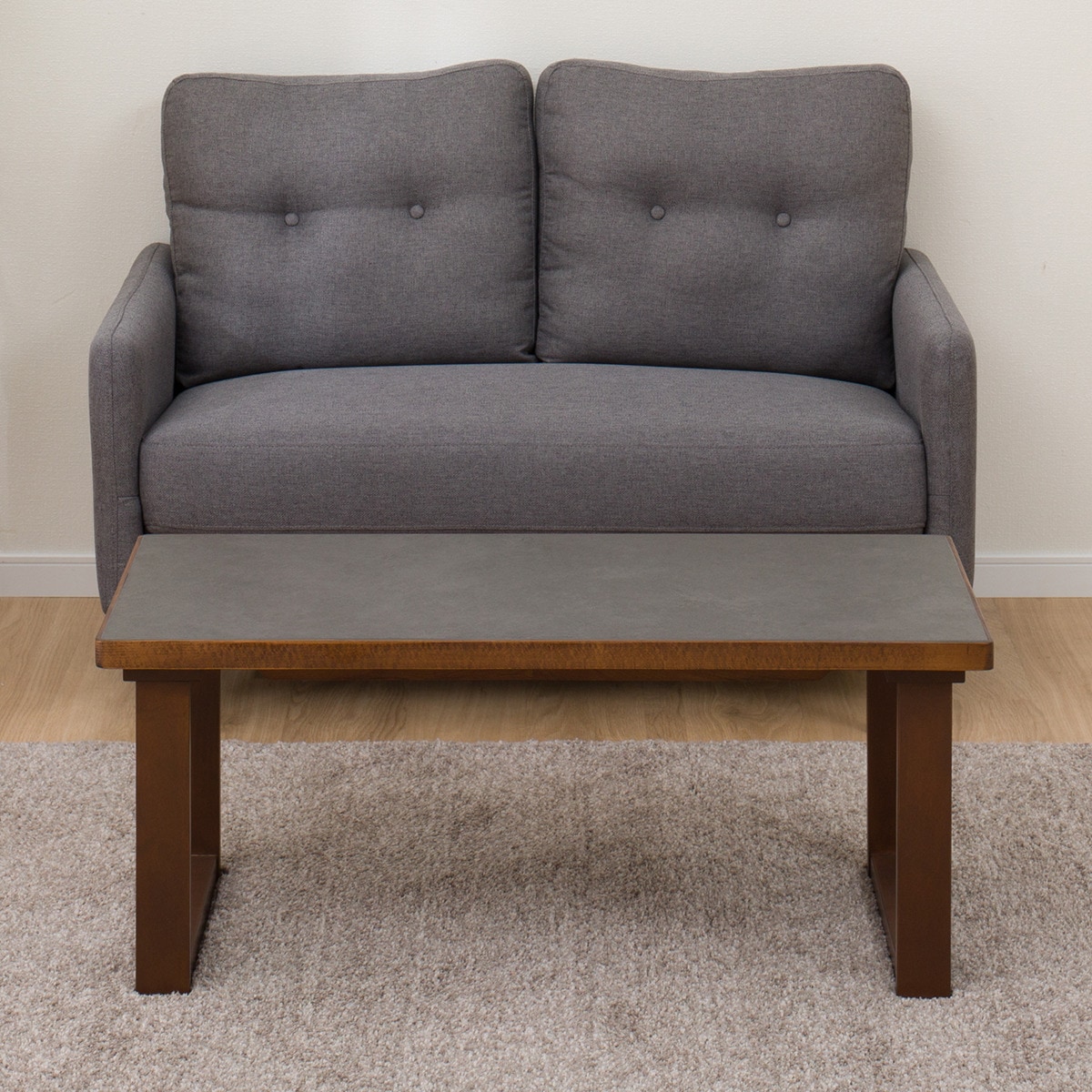 センターテーブル(NコレクションT-11U 90 MBR/GY) | ニトリネット