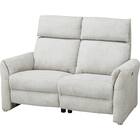 2人掛け電動リクライニングソファ 布張りタイプ (EL03 LGY) 1枚目画像