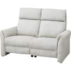 2人掛け電動リクライニングソファ 布張りタイプ (EL03 LGY) 1枚目画像