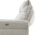 2人掛け電動リクライニングソファ 布張りタイプ (EL03 LGY) 5枚目画像