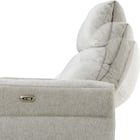 2人掛け電動リクライニングソファ 布張りタイプ (EL03 LGY) 5枚目画像