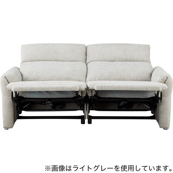 3人掛け電動リクライニングソファ 布張りタイプ (EL03 DBR) | ニトリ 