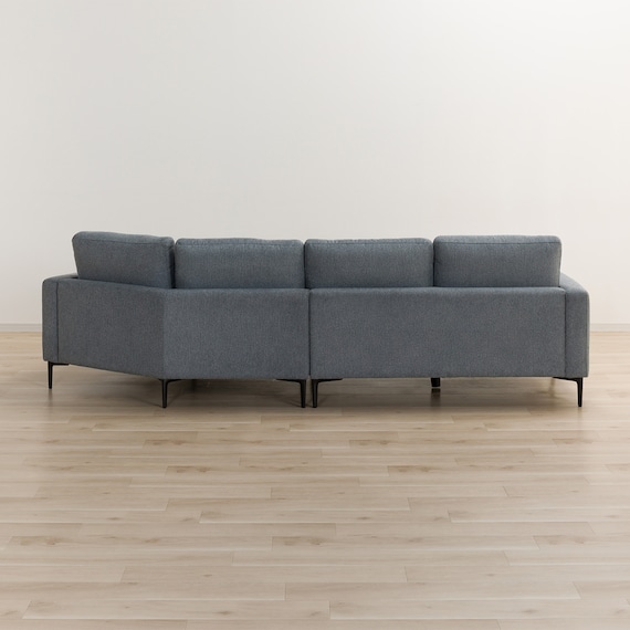 カウチソファセット 布張りタイプ (LE13 左カウチ GY) 5枚目画像