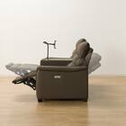 2人掛け電動リクライニングソファ 収納ユニット付き 本革(一部合成皮革)タイプ (Nビリーバ3 BR) 20枚目画像