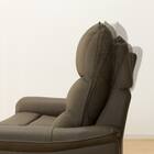 2人掛け電動リクライニングソファ 収納ユニット付き 本革(一部合成皮革)タイプ (Nビリーバ3 BR) 21枚目画像