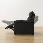 1人掛け電動リクライニングソファ 本革(一部合成皮革)タイプ (Nビリーバ3 BK) 17枚目画像