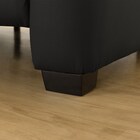 2人掛け電動リクライニングソファ 本革(一部合成皮革)タイプ (Nビリーバ3 ヒーター付き BK) 15枚目画像