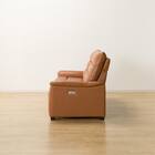 3人掛け全シート電動リクライニングソファ 厚革(一部合成皮革)タイプ (Nビリーバ3 BR) 17枚目画像