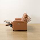 3人掛け全シート電動リクライニングソファ 厚革(一部合成皮革)タイプ (Nビリーバ3 BR) 19枚目画像