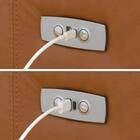 3人掛け全シート電動リクライニングソファ 厚革(一部合成皮革)タイプ (Nビリーバ3 BR) 24枚目画像