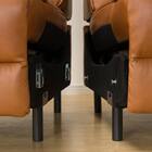 3人掛け全シート電動リクライニングソファ 厚革(一部合成皮革)タイプ (Nビリーバ3 BR) 28枚目画像