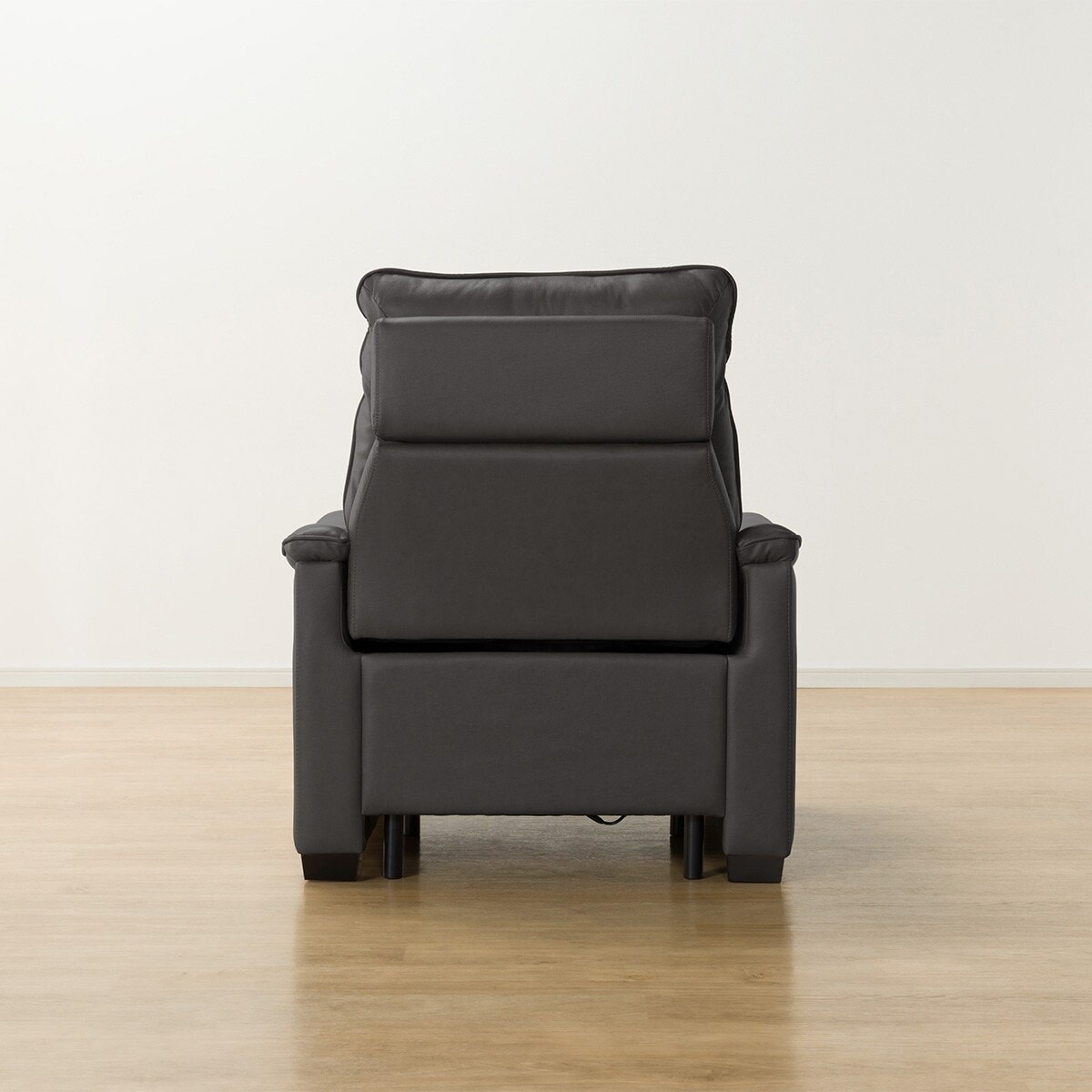 1人掛け電動リクライニングソファ 厚革(一部合成皮革)タイプ (N