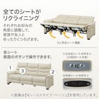傷・汚れに強い 3人掛け全シート電動リクライニングソファ 合皮タイプ (Nビリーバ3 Nシールド IV) 8枚目画像