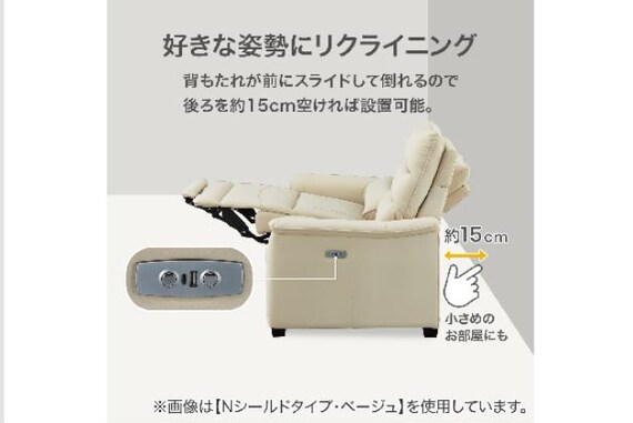 2Pソファ Nビリーバ3 Nシールド BE 4枚目画像