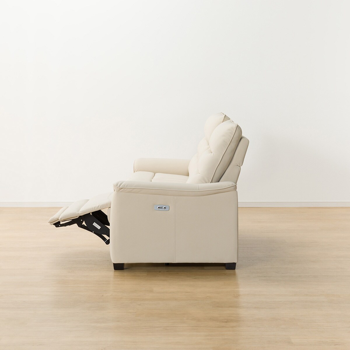 傷・汚れに強い 3人掛け全シート電動リクライニングソファ 合皮タイプ