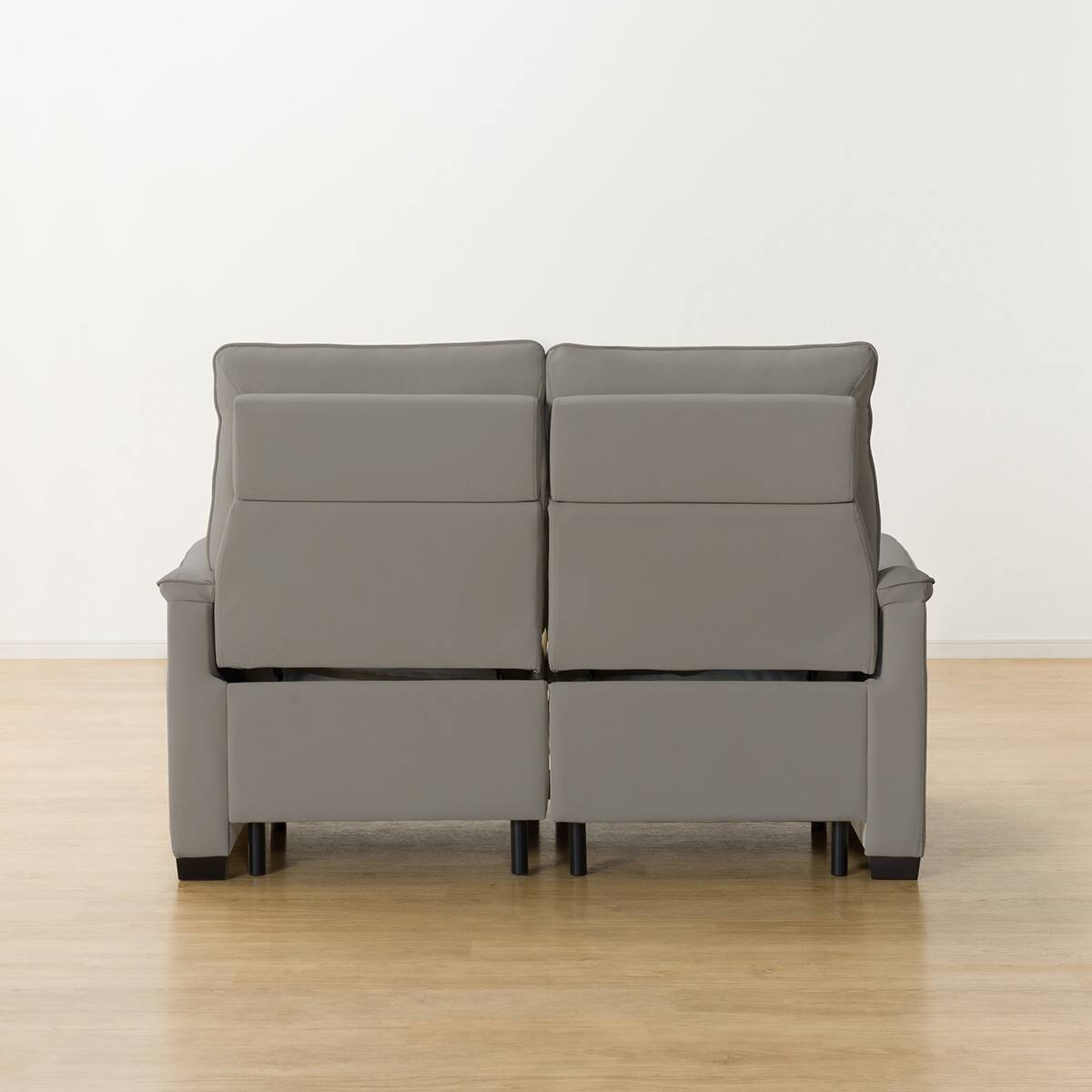 傷・汚れに強い 2人掛け電動リクライニングソファ 合皮タイプ (N