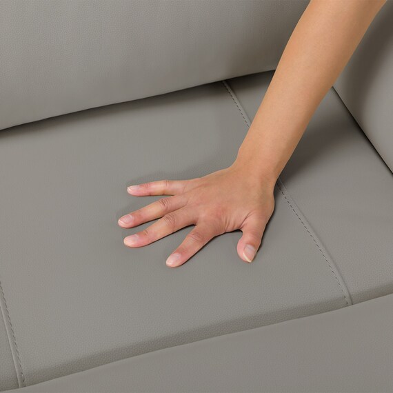 傷・汚れに強い 2人掛け電動リクライニングソファ 合皮タイプ (Nビリーバ3 Nシールド GY) 22枚目画像